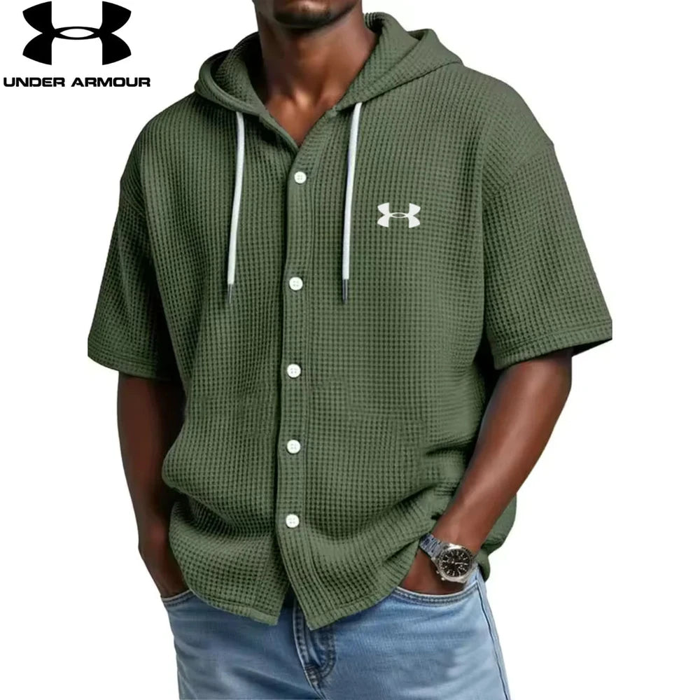 UA™ Waffle Knit Hooded Shirt