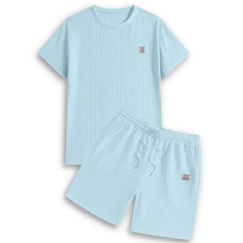 Jacquard Athleisure Matching Set