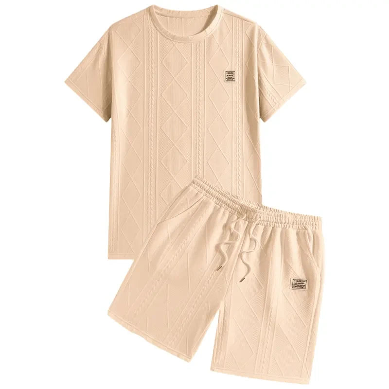 Jacquard Athleisure Matching Set