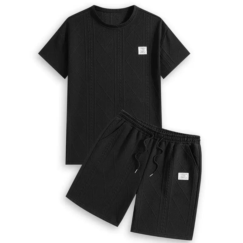 Jacquard Athleisure Matching Set