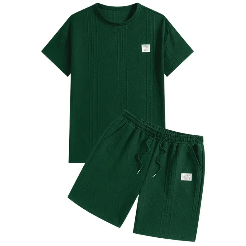Jacquard Athleisure Matching Set