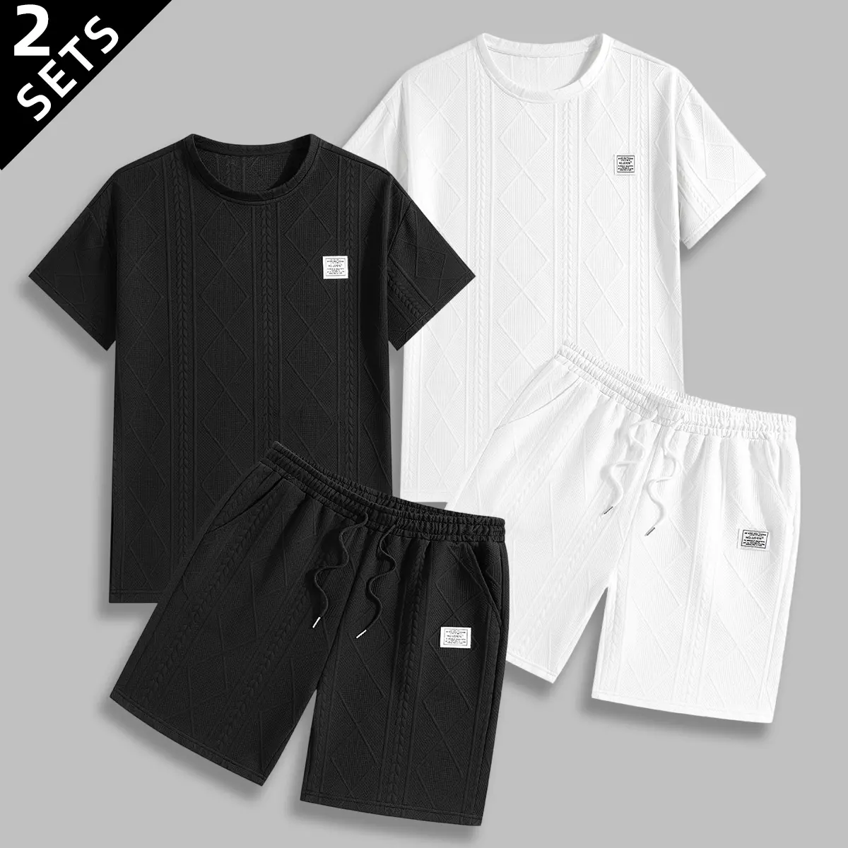 Jacquard Athleisure Matching Set