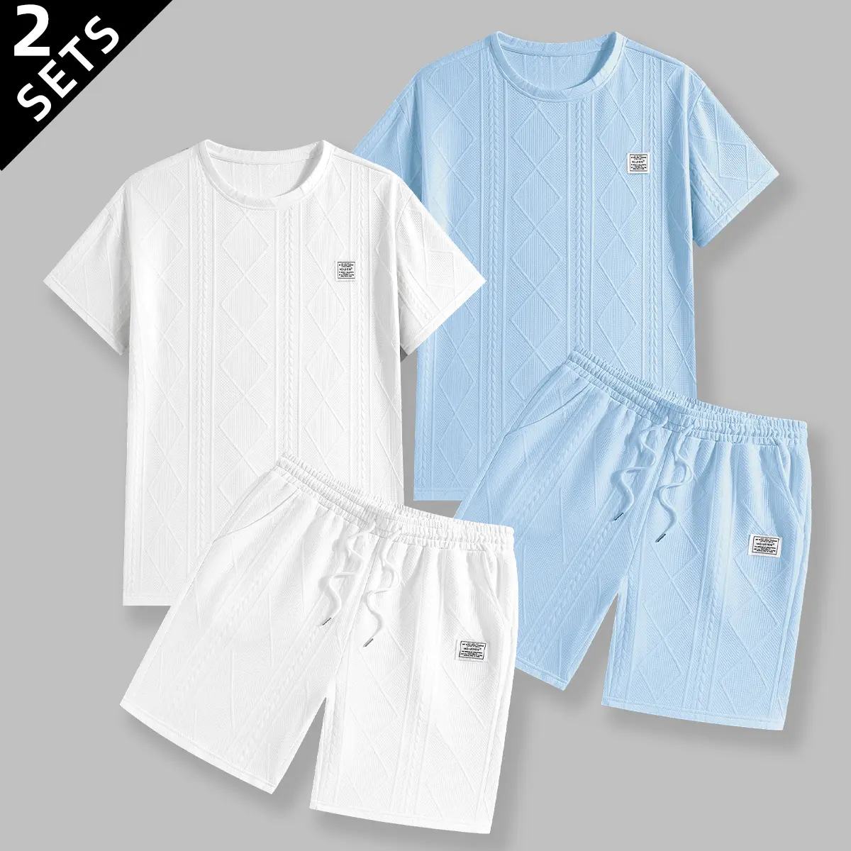 Jacquard Athleisure Matching Set