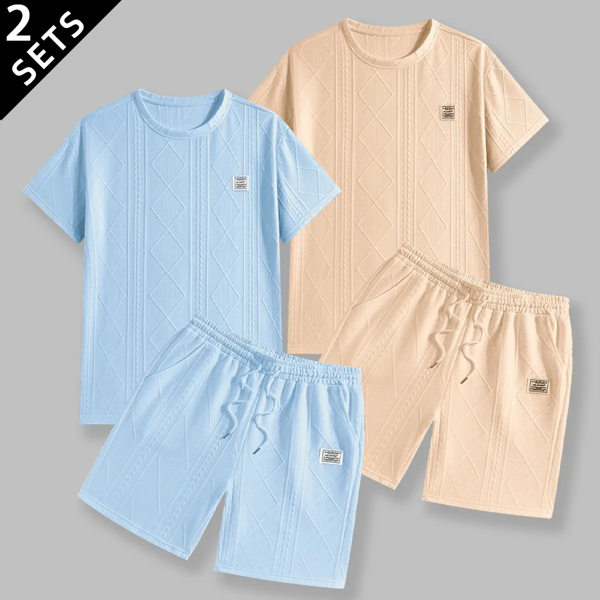 Jacquard Athleisure Matching Set