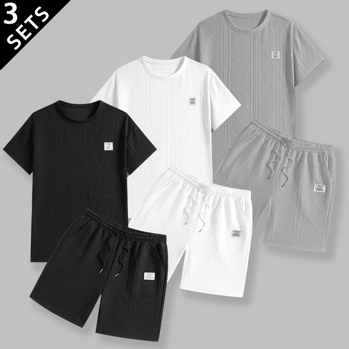 Jacquard Athleisure Matching Set