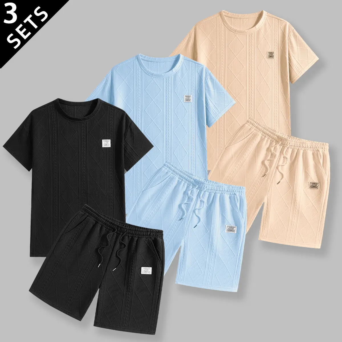 Jacquard Athleisure Matching Set