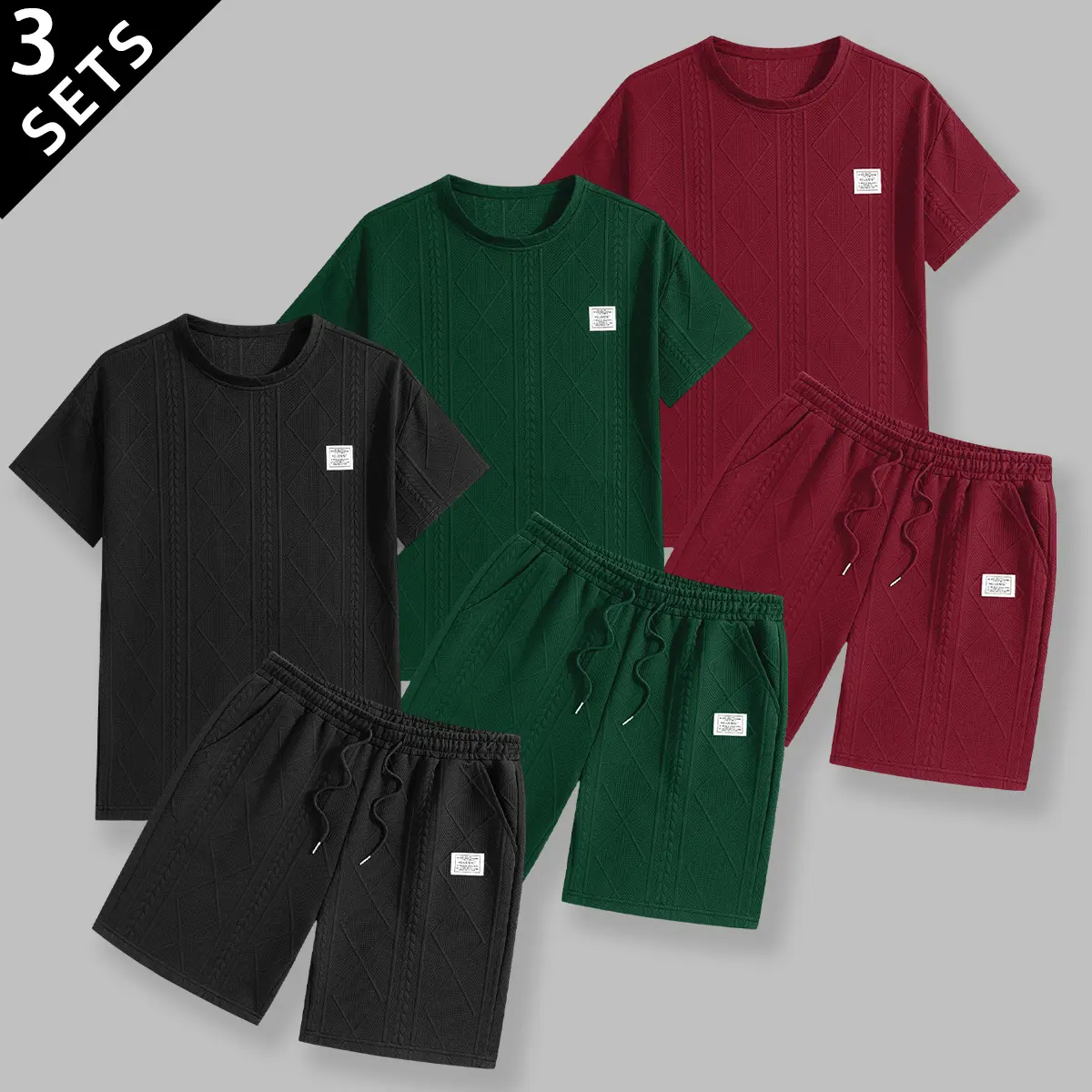Jacquard Athleisure Matching Set