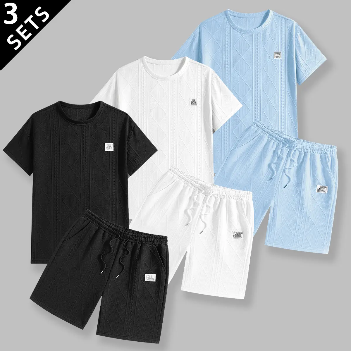 Jacquard Athleisure Matching Set