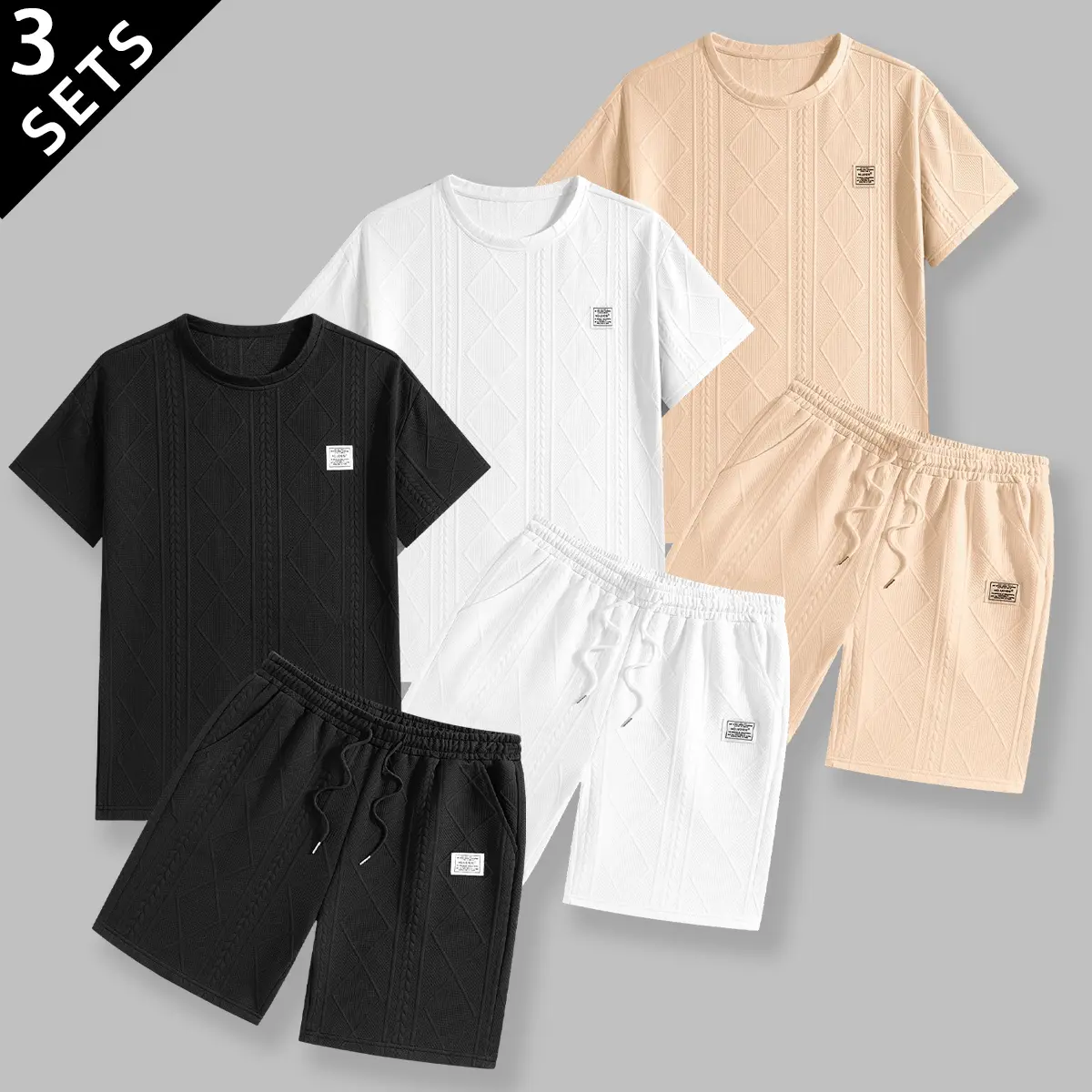 Jacquard Athleisure Matching Set