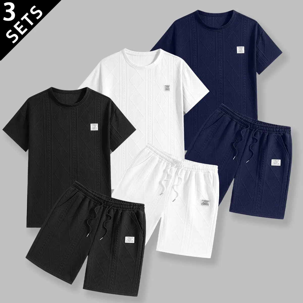 Jacquard Athleisure Matching Set