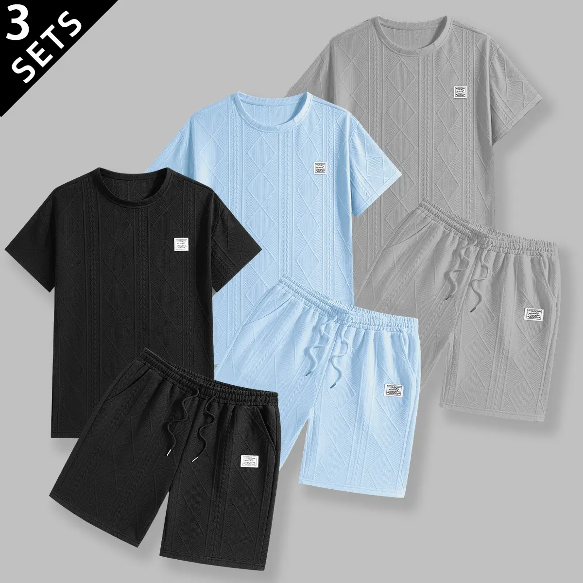 Jacquard Athleisure Matching Set