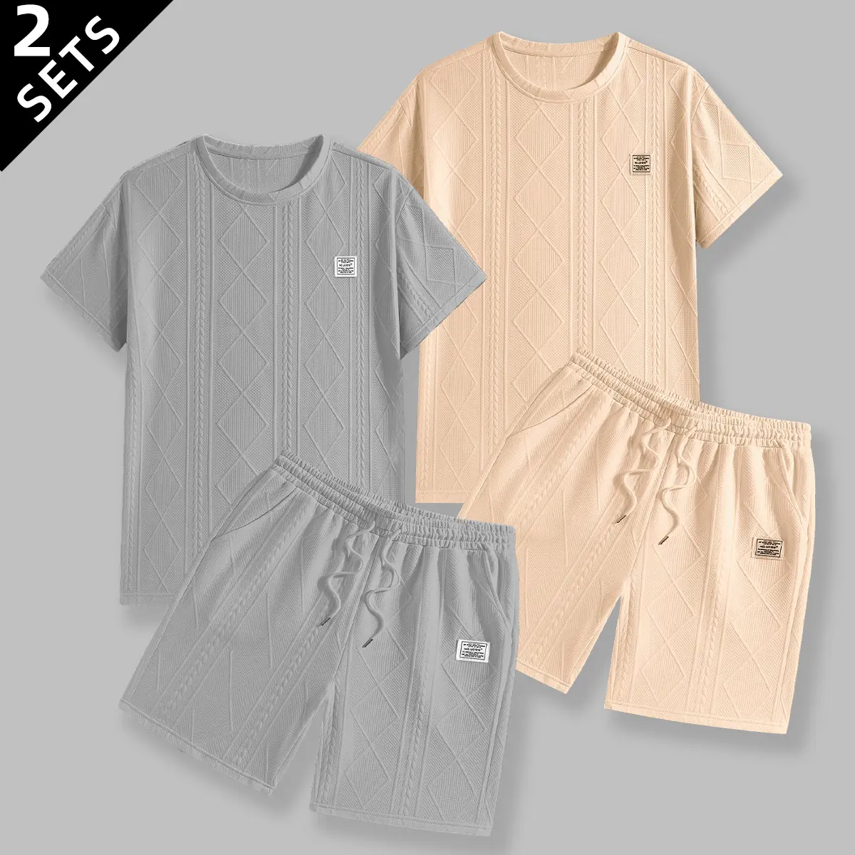 Jacquard Athleisure Matching Set