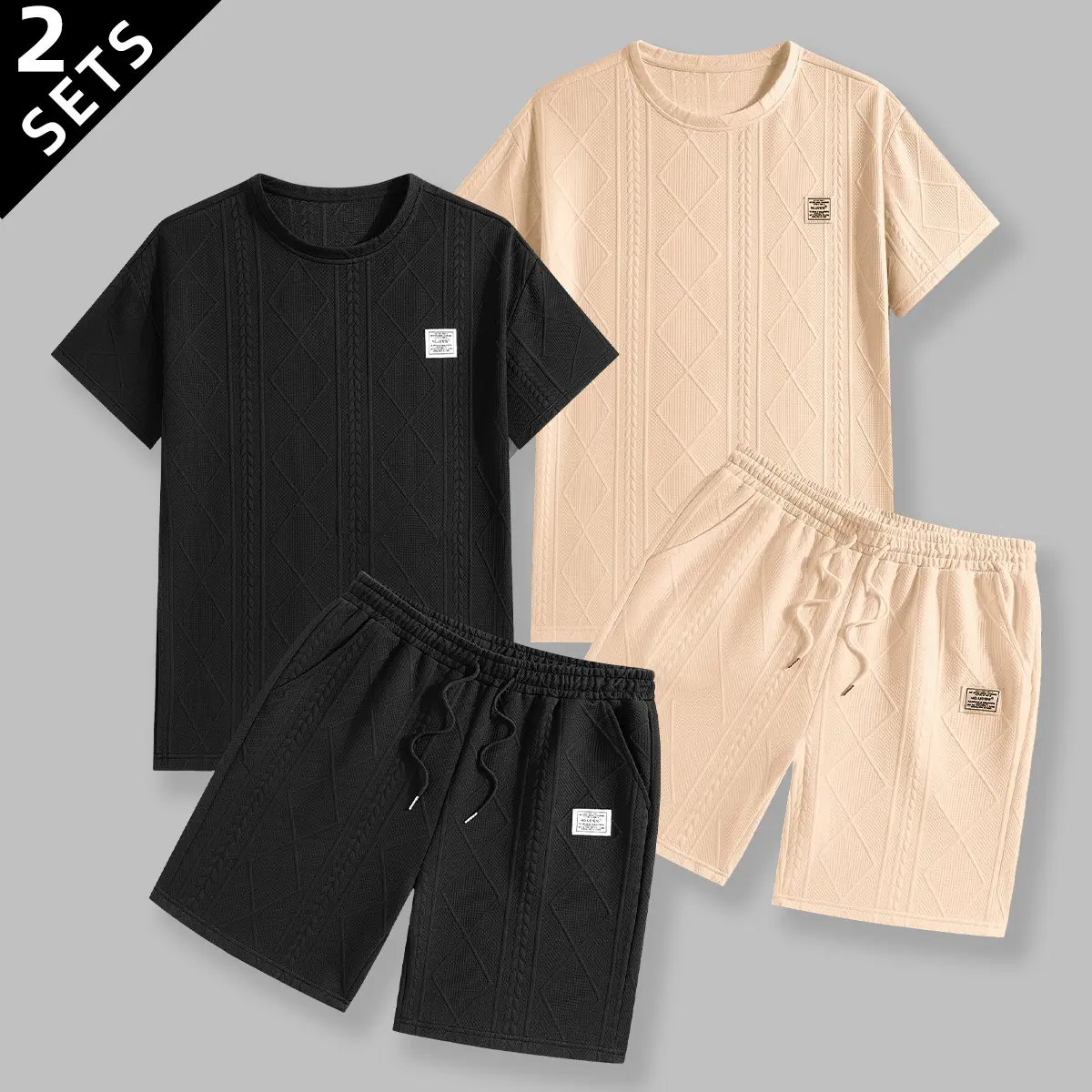 Jacquard Athleisure Matching Set