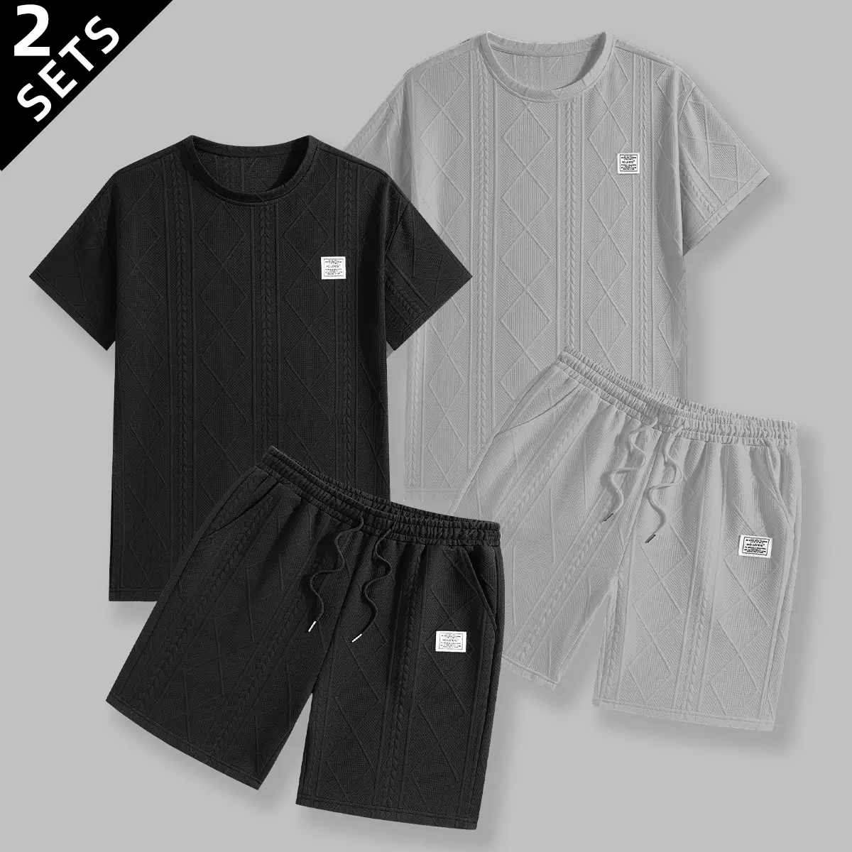 Jacquard Athleisure Matching Set