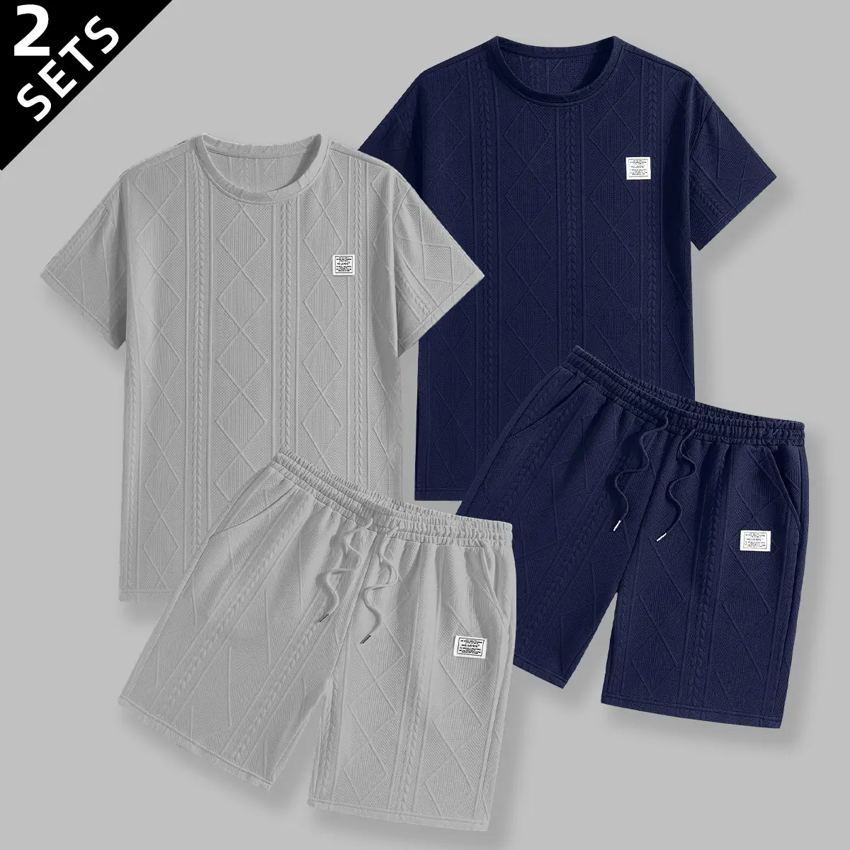 Jacquard Athleisure Matching Set