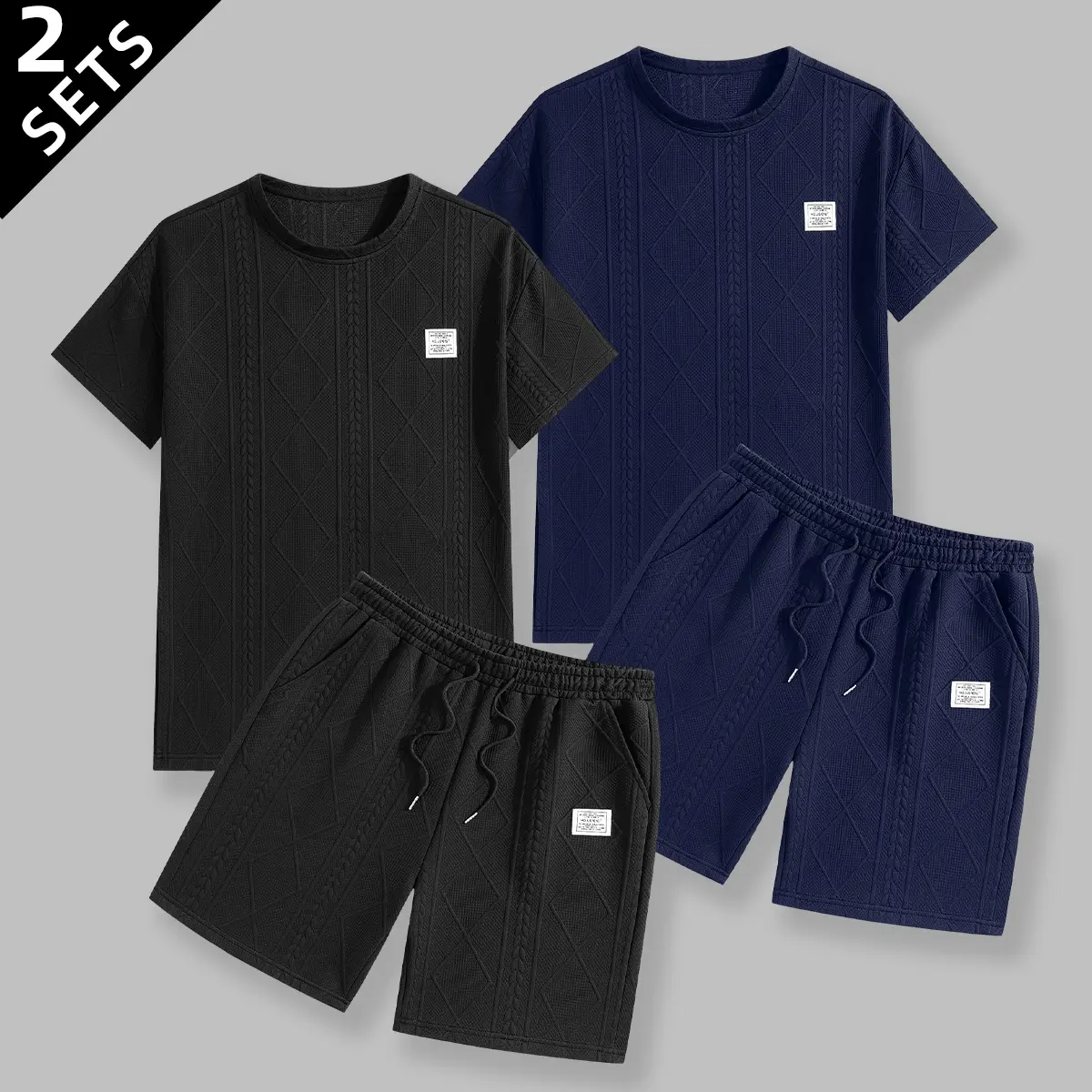Jacquard Athleisure Matching Set