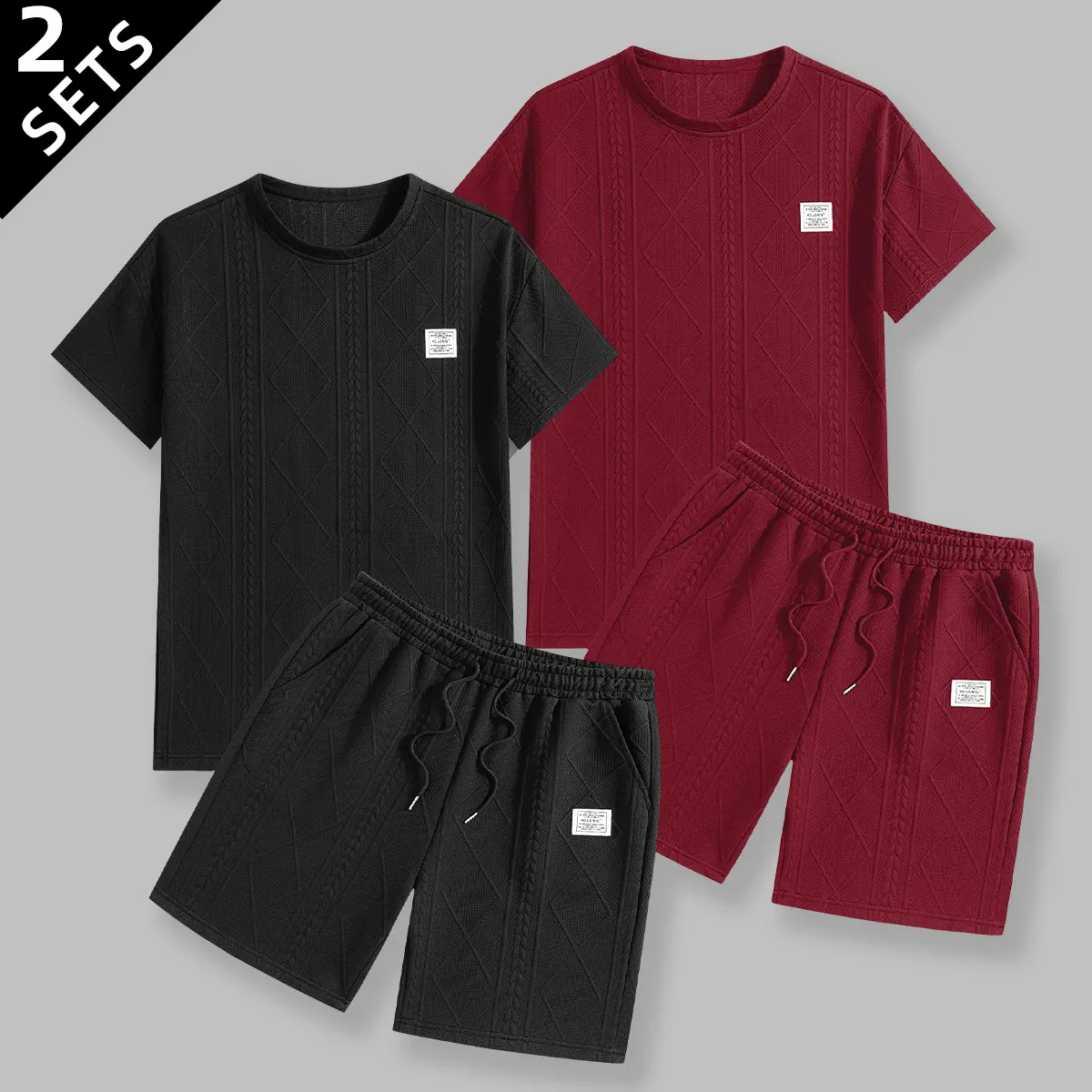 Jacquard Athleisure Matching Set