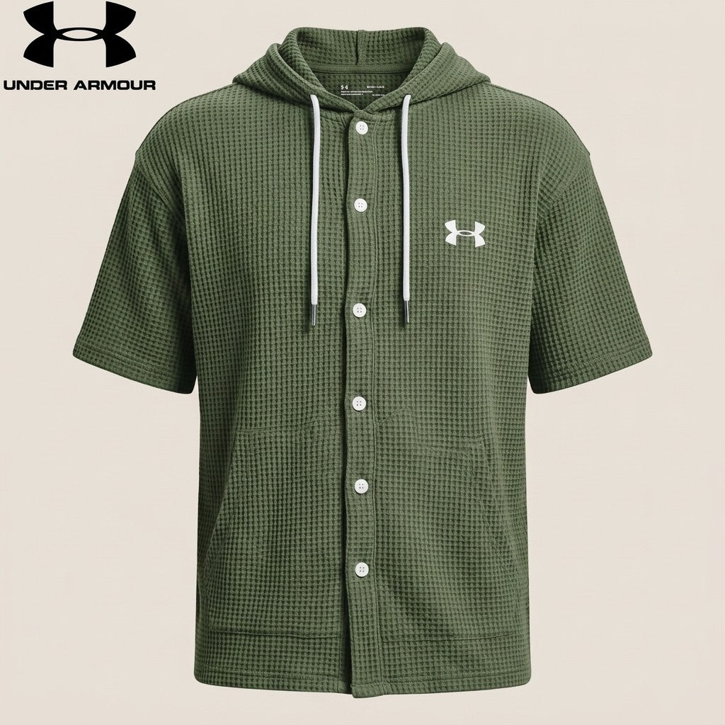UA™ Waffle Knit Hooded Shirt