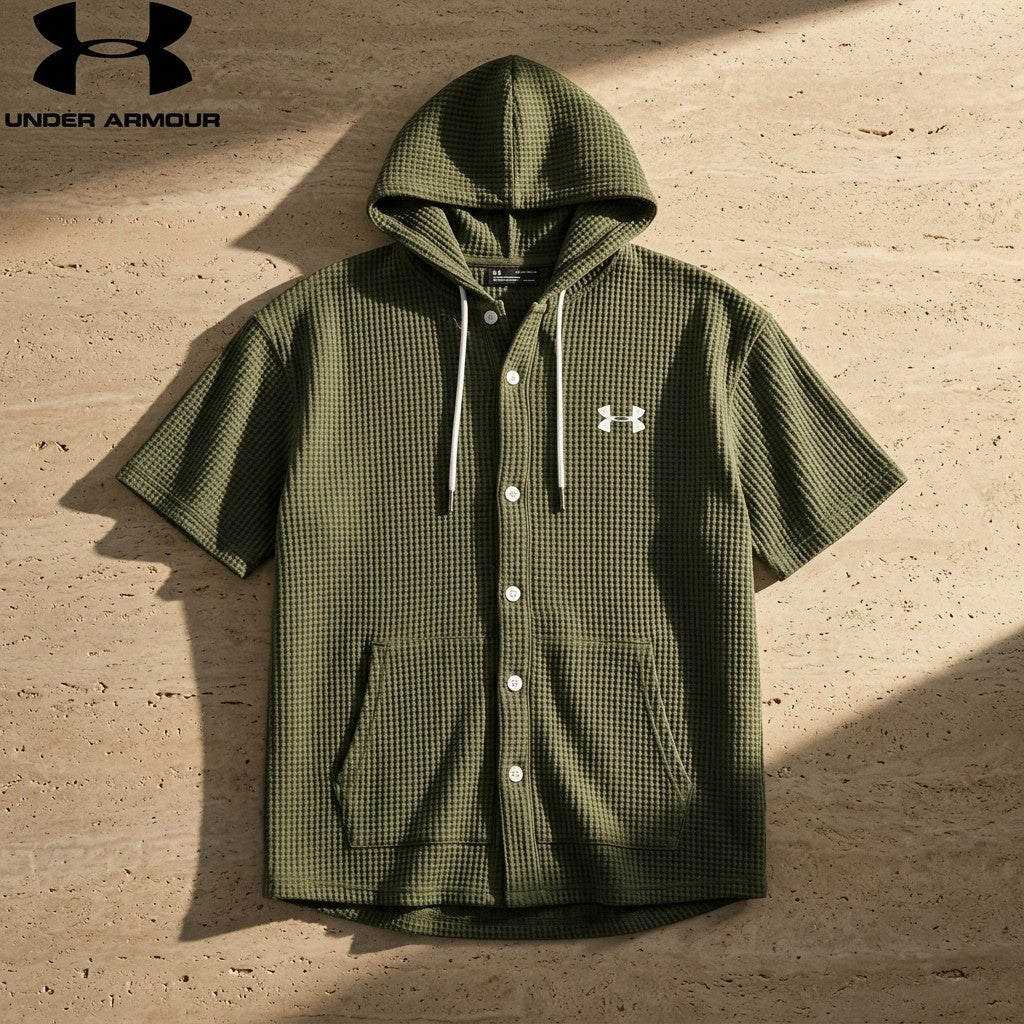 UA™ Waffle Knit Hooded Shirt