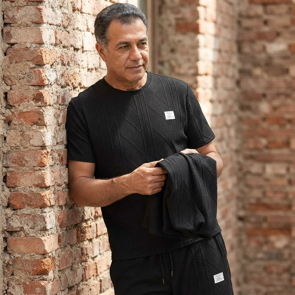 Jacquard Athleisure Matching Set